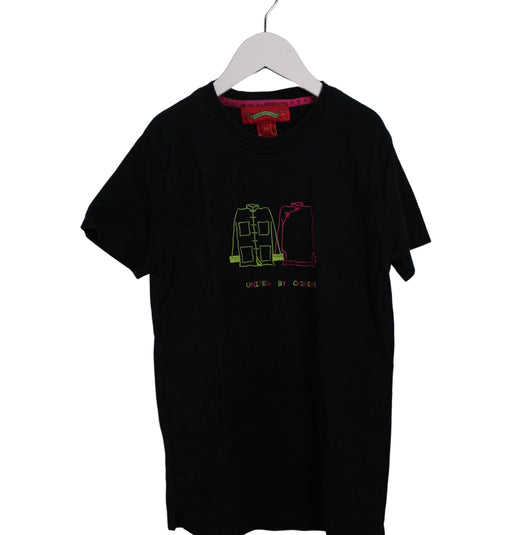 A Black Short Sleeve T Shirts from Shanghai Tang in size 13Y for girl. (Front View)