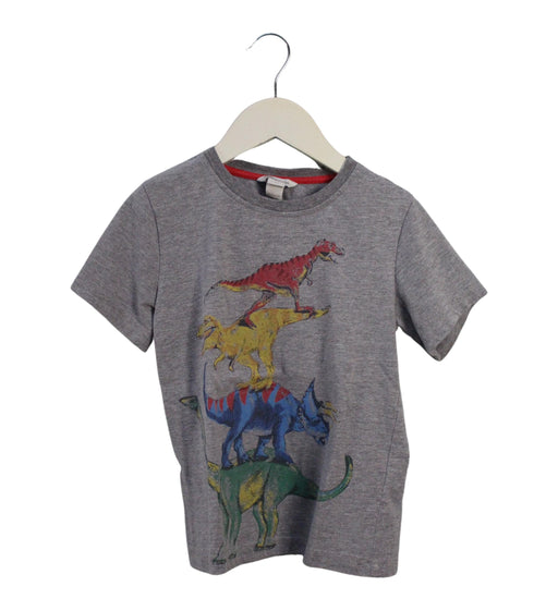 A Grey Short Sleeve T Shirts from Monsoon in size 5T for boy. (Front View)