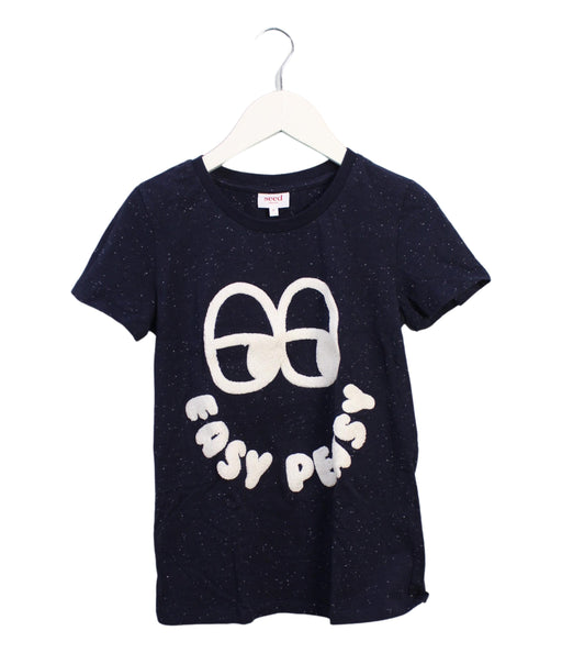 A Black Short Sleeve T Shirts from Seed in size 8Y for boy. (Front View)