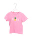 A Pink Short Sleeve T Shirts from Janie & Jack in size 3T for girl. (Front View)
