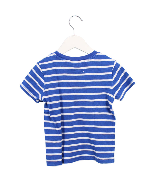 A Blue Short Sleeve T Shirts from Janie & Jack in size 3T for boy. (Back View)