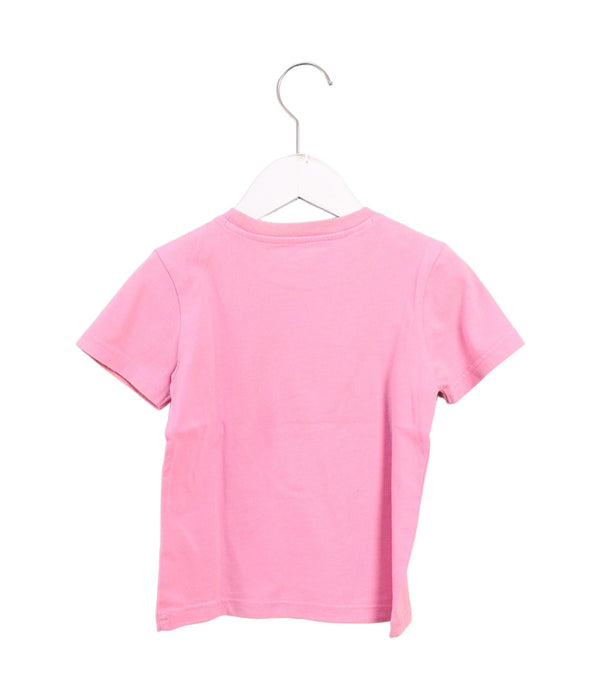 A Pink Short Sleeve T Shirts from Janie & Jack in size 3T for girl. (Back View)