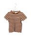 A Brown Short Sleeve T Shirts from Janie & Jack in size 3T for boy. (Front View)