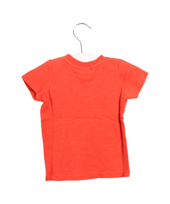 A Red Short Sleeve T Shirts from Seed in size 0-3M for neutral. (Back View)