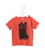 A Orange Short Sleeve T Shirts from Bobo Choses in size 6-12M for boy. (Front View)