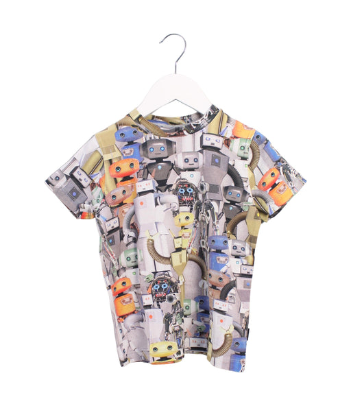 A Multicolour Short Sleeve T Shirts from Molo in size 4T for boy. (Front View)