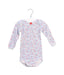 A White Long Sleeve Bodysuits from Petit Bateau in size 3-6M for girl. (Front View)