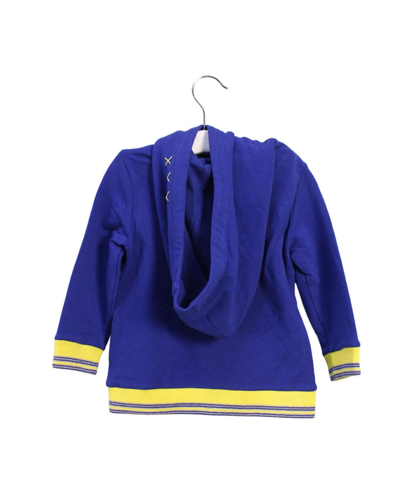 A Blue Hooded Sweatshirts from Ferrari in size 2T for boy. (Back View)