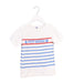 A White Short Sleeve T Shirts from Petit Bateau in size 4T for boy. (Front View)