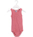 A Red Sleeveless Bodysuits from Petit Bateau in size 18-24M for neutral. (Front View)
