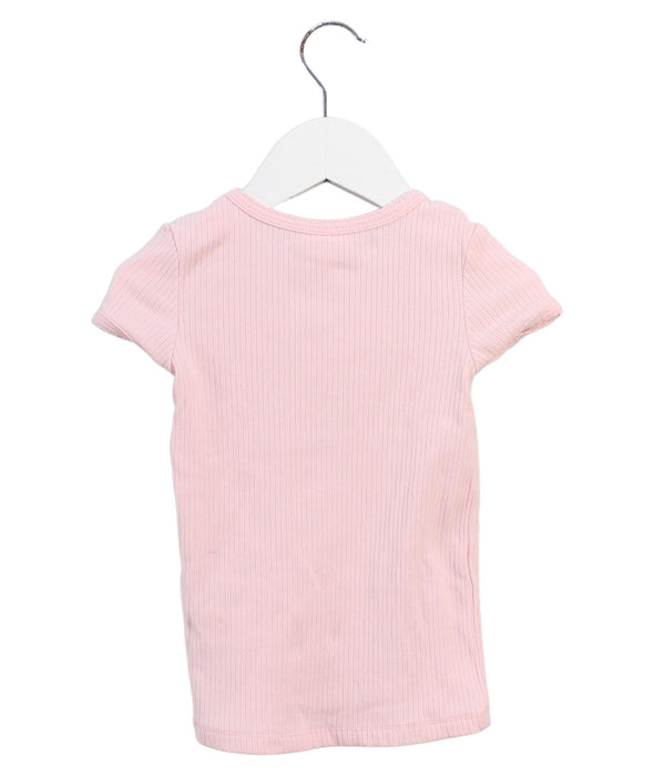 A Pink Short Sleeve T Shirts from Seed in size 4T for girl. (Back View)