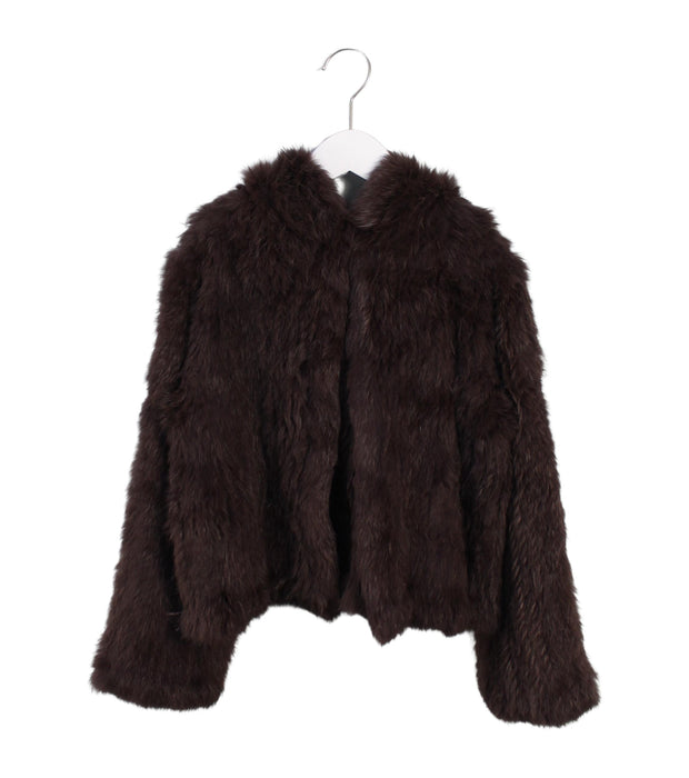 Bonpoint Fur Jacket 4T