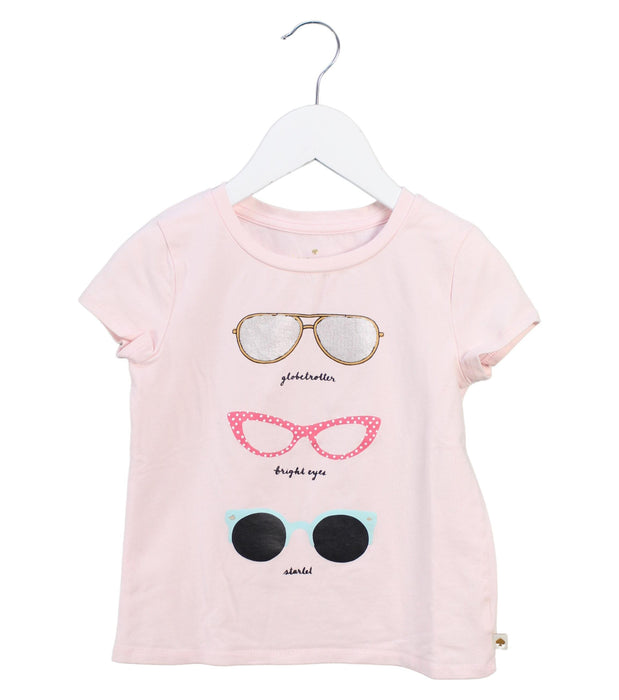 A Pink Short Sleeve T Shirts from Kate Spade in size 5T for girl. (Front View)