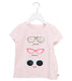 A Pink Short Sleeve T Shirts from Kate Spade in size 5T for girl. (Front View)