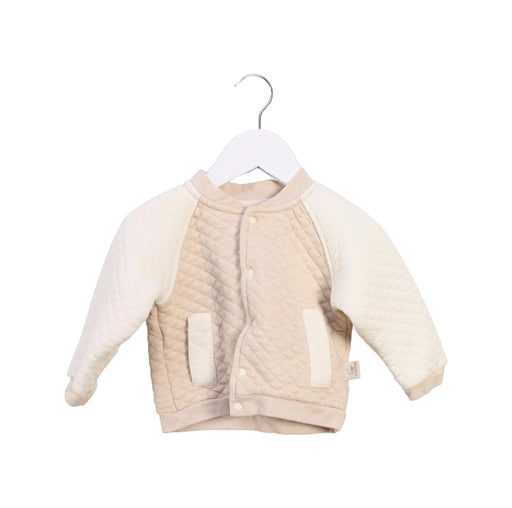 A Beige Lightweight Jackets from Primeval in size 18-24M for neutral. (Front View)