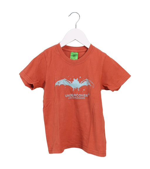 A Orange Short Sleeve T Shirts from Undercover Jun Takahashi in size 3T for boy. (Front View)