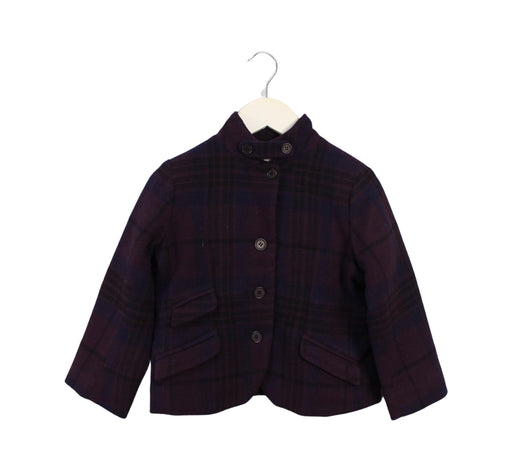 A Purple Lightweight Jackets from Bonpoint in size 4T for girl. (Front View)