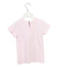A Pink Short Sleeve T Shirts from Jacadi in size 4T for girl. (Back View)