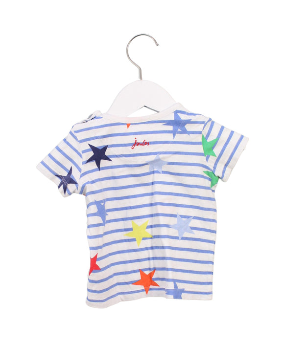 A Blue Short Sleeve T Shirts from Joules in size 12-18M for boy. (Back View)