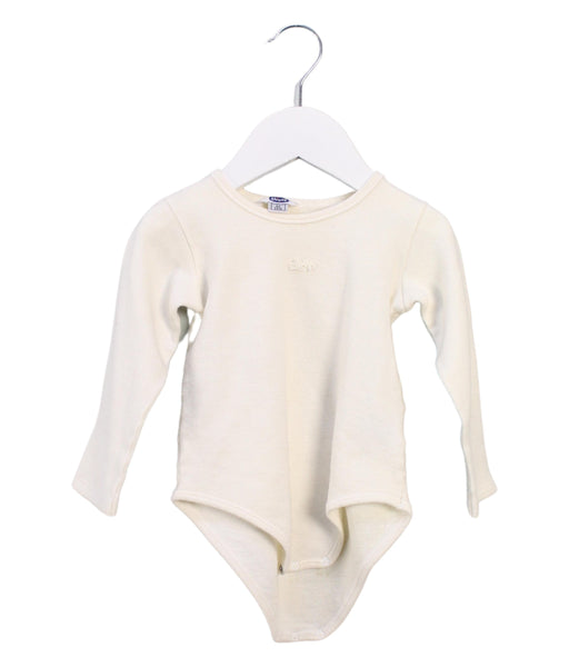 A White Long Sleeve Bodysuits from Chicco in size 18-24M for neutral. (Front View)