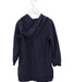 A Navy Hooded Sweatshirts from Armani in size 4T for girl. (Back View)