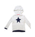 A Grey Hooded Sweatshirts from The Little White Company in size 12-18M for girl. (Front View)
