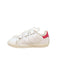 A White Sneakers from Adidas in size 3T for girl. (Front View)