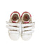 A White Sneakers from Adidas in size 3T for girl. (Back View)