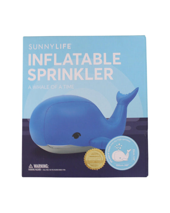 Sunny Life Inflatable Sprinkler - Whale O/S (100x55cm)