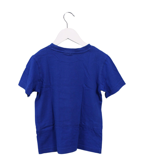 A Blue Short Sleeve T Shirts from Adidas in size 4T for boy. (Back View)