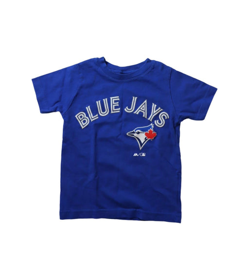 A Blue Short Sleeve T Shirts from MLB in size 2T for boy. (Front View)