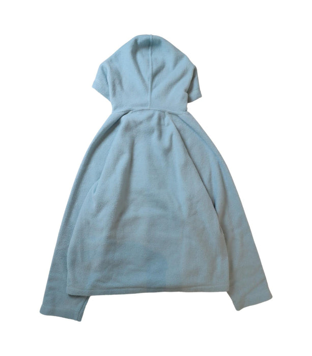 A Blue Hooded Sweatshirts from Roots in size 10Y for girl. (Back View)