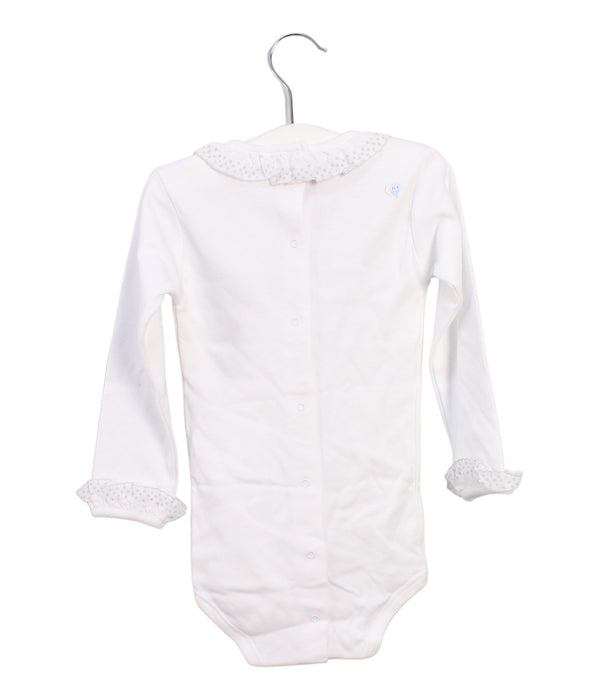 A White Long Sleeve Bodysuits from Babidu in size 18-24M for girl. (Back View)