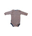 A Multicolour Long Sleeve Bodysuits from KicKee Pants in size 0-3M for boy. (Back View)