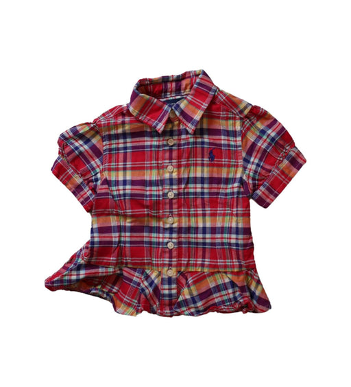 A Red Shirts from Ralph Lauren in size 2T for girl. (Front View)