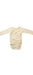 A Yellow Long Sleeve Bodysuits from Petit Bateau in size 3-6M for neutral. (Front View)