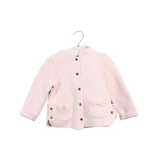 A Peach Lightweight Jackets from Baker by Ted Baker in size 12-18M for girl. (Front View)