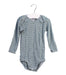 A White Long Sleeve Bodysuits from Petit Bateau in size 3T for boy. (Front View)