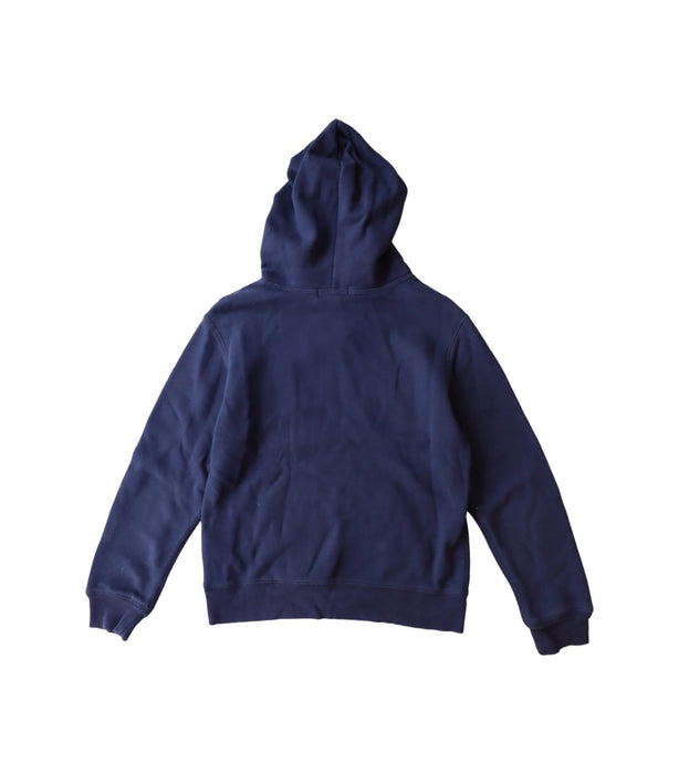 A Navy Hooded Sweatshirts from Polo Ralph Lauren in size 10Y for boy. (Back View)