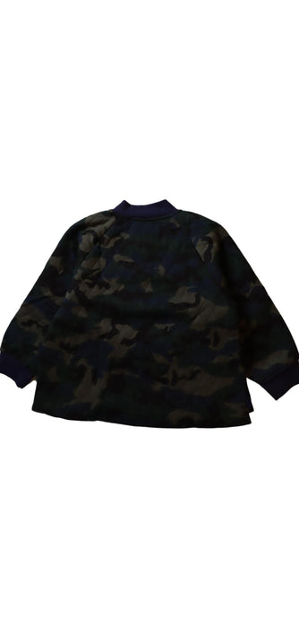 A Green Lightweight Jackets from Siaomimi in size 6T for boy. (Back View)