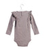 A Taupe Long Sleeve Bodysuits from Jamie Kay in size 2T for girl. (Back View)