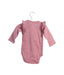 A Pink Long Sleeve Bodysuits from Jamie Kay in size 3-6M for girl. (Back View)