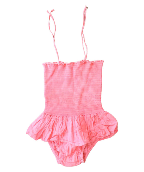 A Pink Sleeveless Bodysuits from Seed in size 18-24M for girl. (Back View)