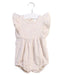 A White Sleeveless Bodysuits from Jamie Kay in size 3-6M for girl. (Front View)