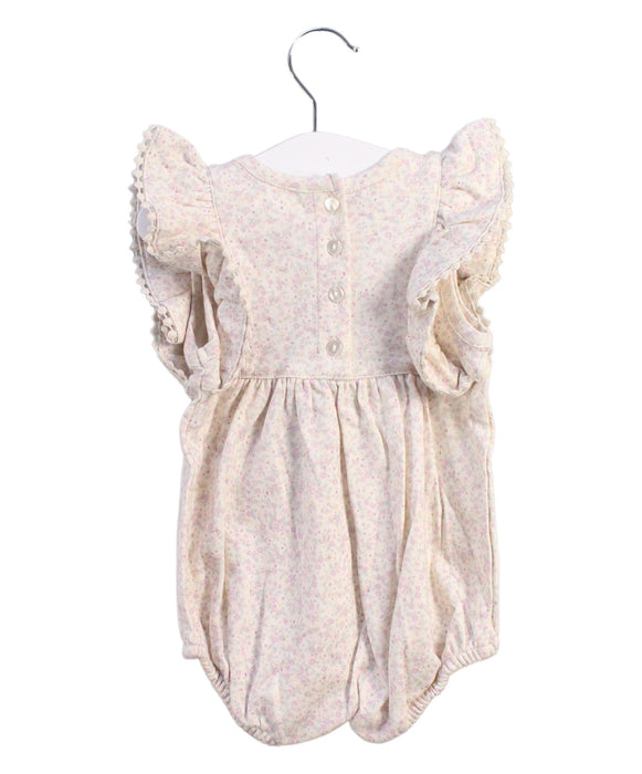 A White Sleeveless Bodysuits from Jamie Kay in size 3-6M for girl. (Back View)