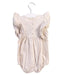 A White Sleeveless Bodysuits from Jamie Kay in size 3-6M for girl. (Back View)