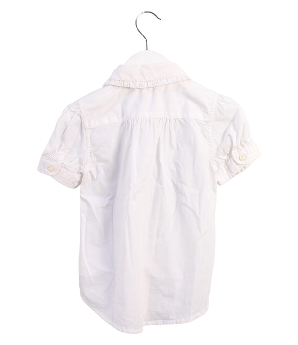 A White Shirts from Polo Ralph Lauren in size 4T for girl. (Back View)