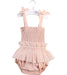 A Beige Sleeveless Bodysuits from India & Grace in size 2T for girl. (Front View)