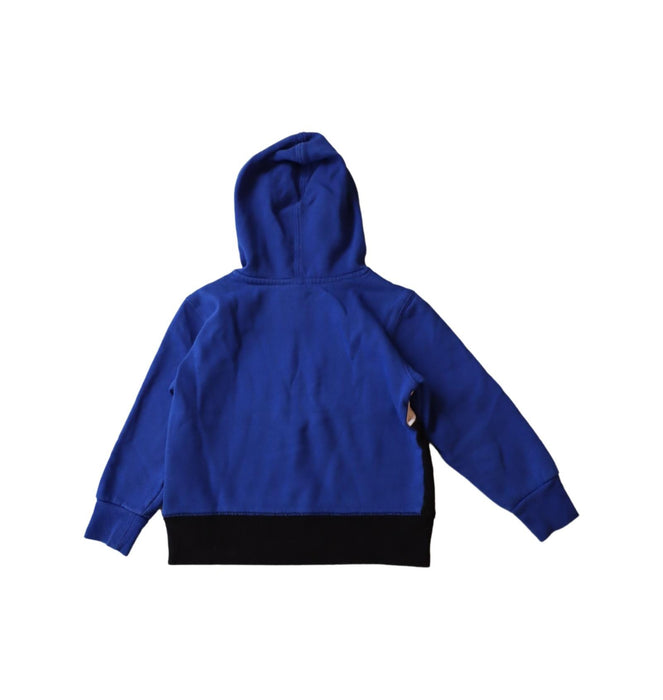 A Blue Hooded Sweatshirts from Champion in size 4T for boy. (Back View)