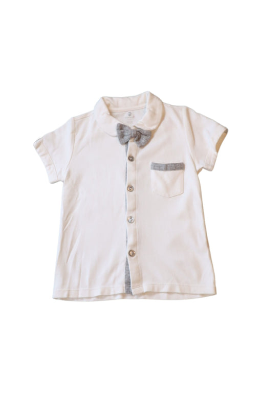 A Ivory Shirts from Adorarmi in size 18-24M for boy. (Front View)